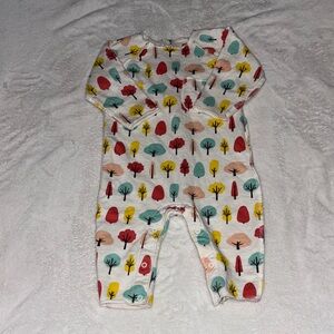 Monica and Andy Colorful Tree Print One Piece